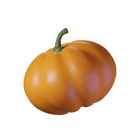 A Whole Pumpkin 3D Icon