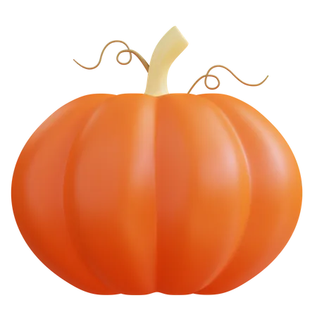 3 D Illustration Pumpkin 3D Icon