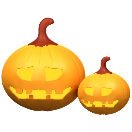 Pumpkin 3 D Icon Illustration 3D Icon