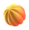 Pumpkin Abstract Shape