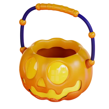 3 D Illustration Of Pumpkin Can 3D Icon