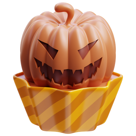 Pumpkin Cake  3D Icon