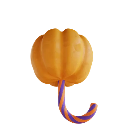 3 D Illustration Pumpkin Candy 3D Icon