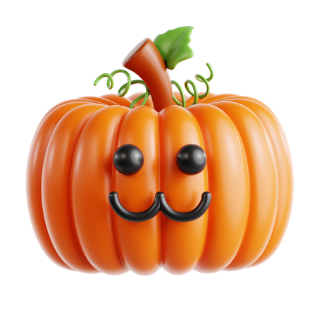 Pumpkin Cute  3D Icon