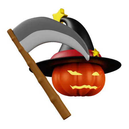 Pumpkin Death Angle  3D Icon