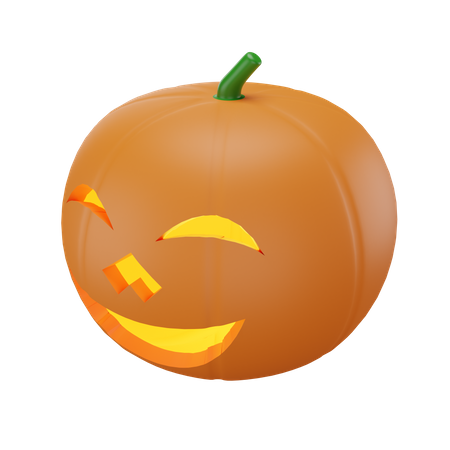 Pumpkin Decoration  3D Illustration