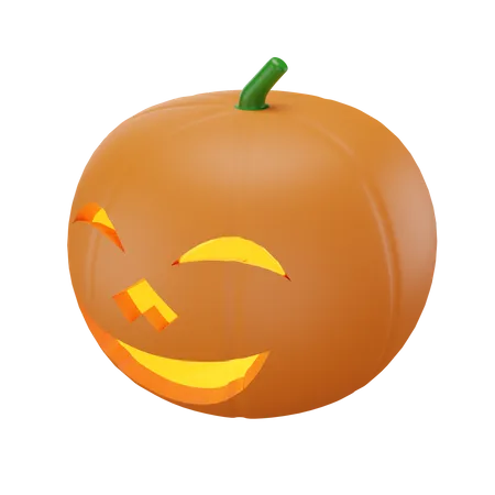 Pumpkin Decoration 3D Illustration
