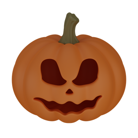 Pumpkin face  3D Icon