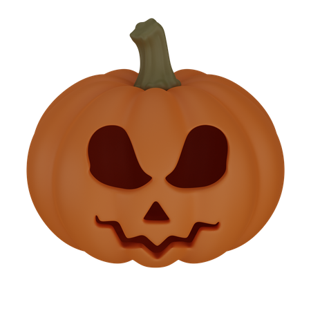 Pumpkin face  3D Icon