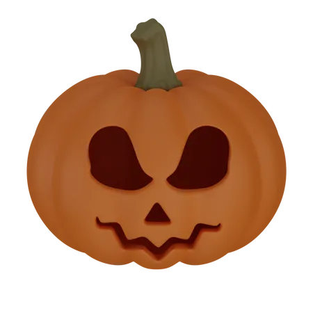 Pumpkin face  3D Icon