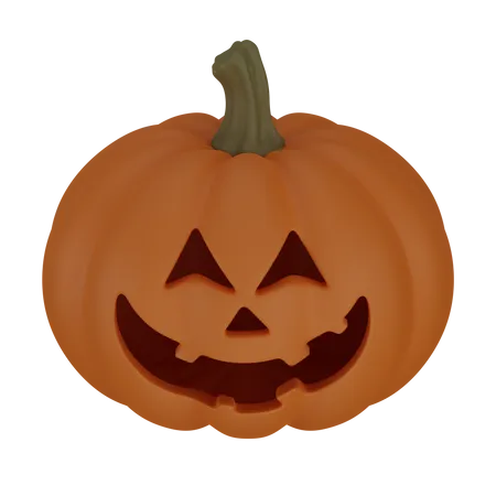 Pumpkin face  3D Icon