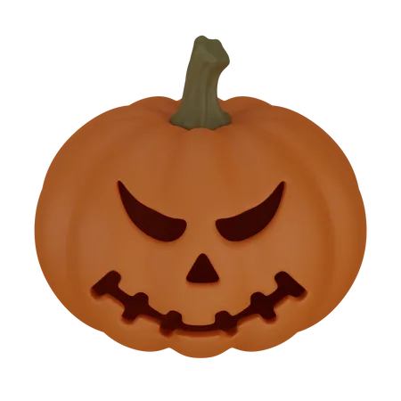 Pumpkin face  3D Icon