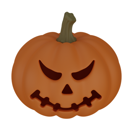 Pumpkin face  3D Icon