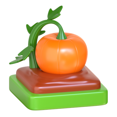 Pumpkin Farm  3D Icon