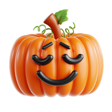 Pumpkin Happy  3D Icon