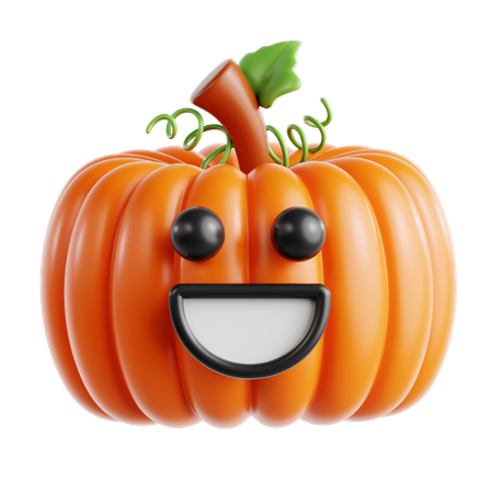 Pumpkin Happy  3D Icon