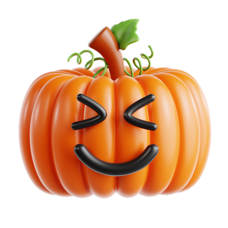Pumpkin Happy  3D Icon
