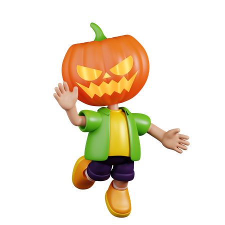 Pumpkin Happy  3D Icon