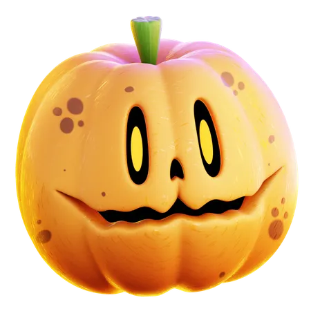 Pumpkin Head  3D Icon