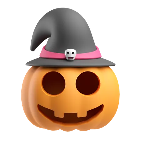 Pumpkin Head  3D Icon