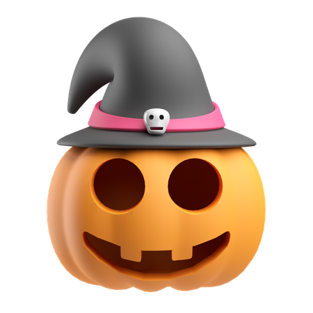 Pumpkin Head  3D Icon