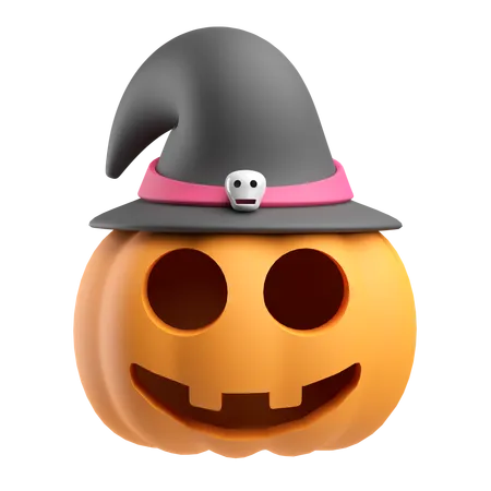 Pumpkin Head  3D Icon