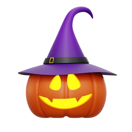 Pumpkin Head  3D Icon