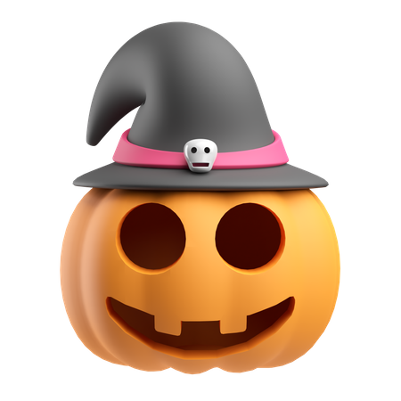 Pumpkin Head  3D Icon