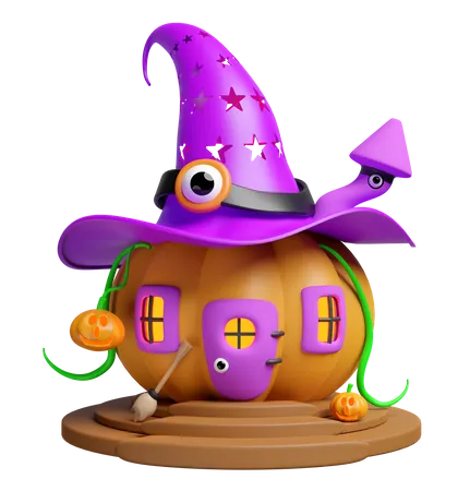 Pumpkin House  3D Icon