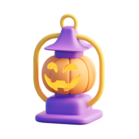 Pumpkin Lantern  3D Icon