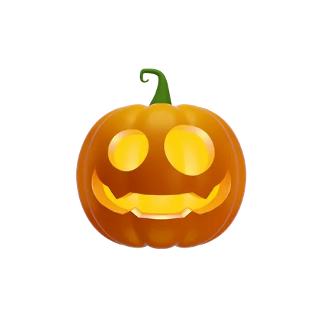 3 D Jacks Pumpkin Lantern Halloween Concept 3D Illustration