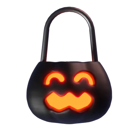 Pumpkin Lantern Dark  3D Icon