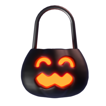Pumpkin Lantern Dark  3D Icon