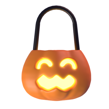 Pumpkin Lantern Light  3D Icon