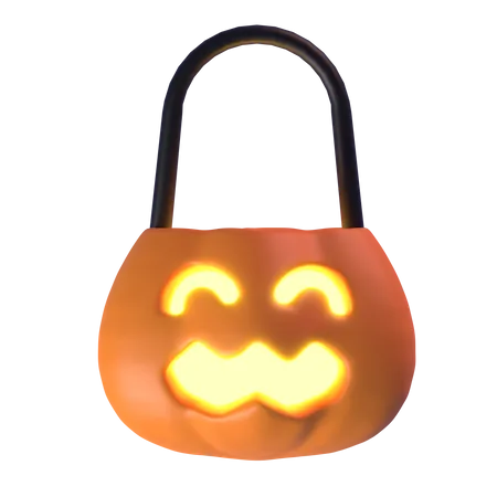 Pumpkin Lantern Light  3D Icon