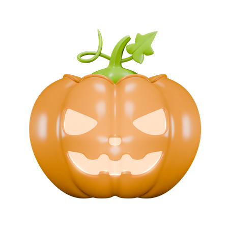 Pumpkin Lantern On  3D Icon