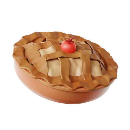 Pumpkin Pie  3D Icon