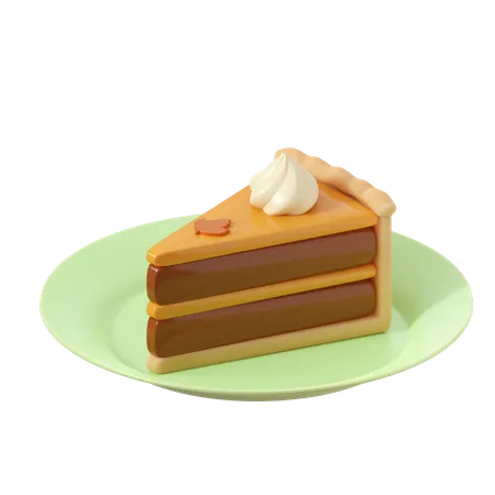 Pumpkin Pie  3D Icon