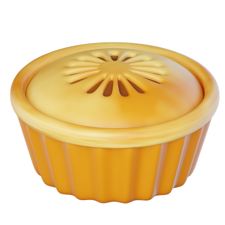 Pumpkin Pie  3D Icon