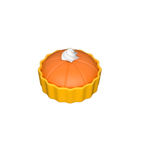 Pumpkin Pie  3D Icon