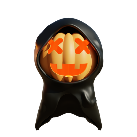 Pumpkin Reaper  3D Icon