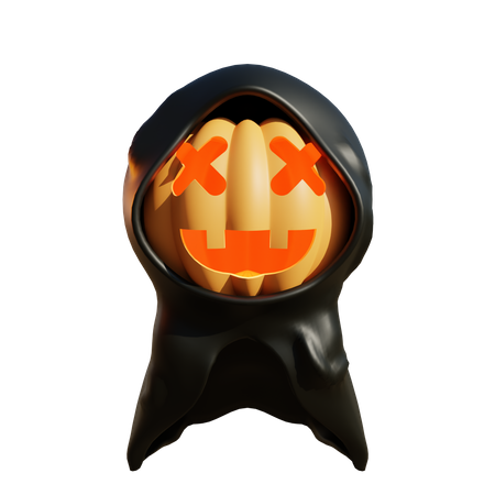 Pumpkin Reaper  3D Icon