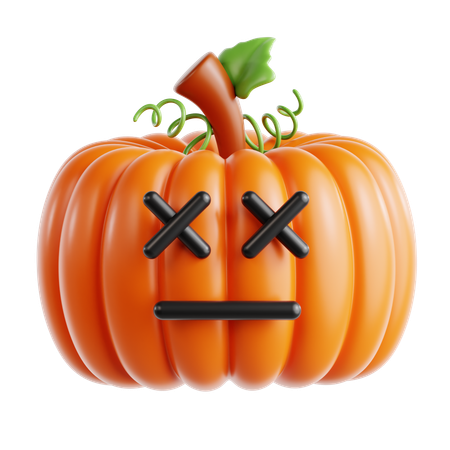 Pumpkin Sceptic  3D Icon