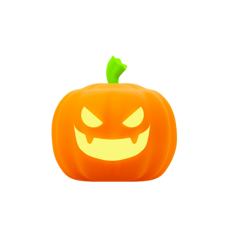 Pumpkin Smile  3D Icon