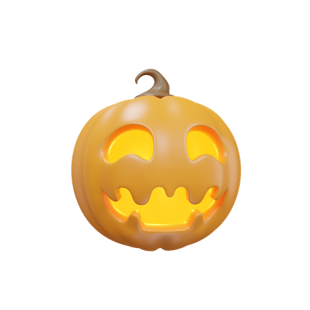 Pumpkin Smile  3D Icon