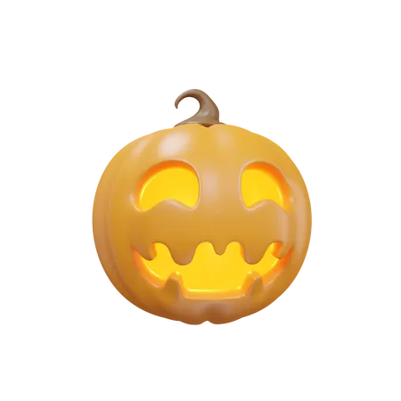Pumpkin Smile  3D Icon