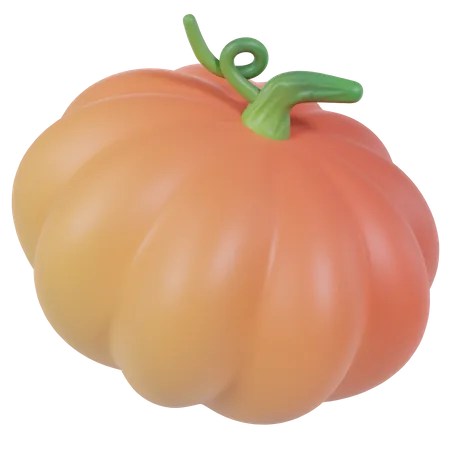 Pumpkin Vegetable  3D Icon