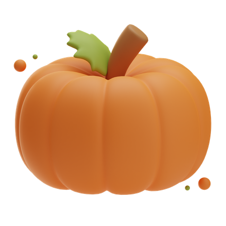 Pumpkin Vegetable 3D Icon