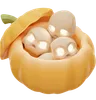 Pumpkin with Skulls