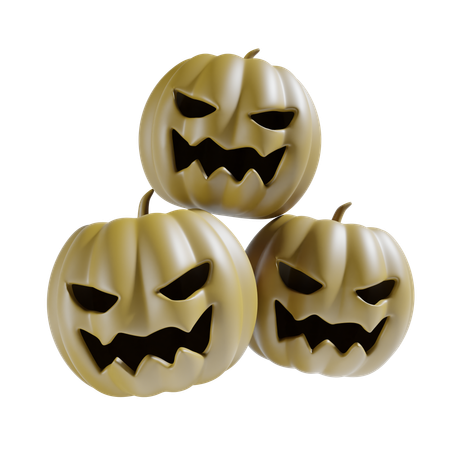 Pumpkins  3D Icon